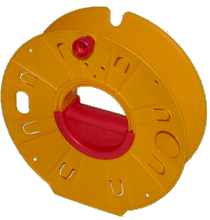 cord wheel yellow/red